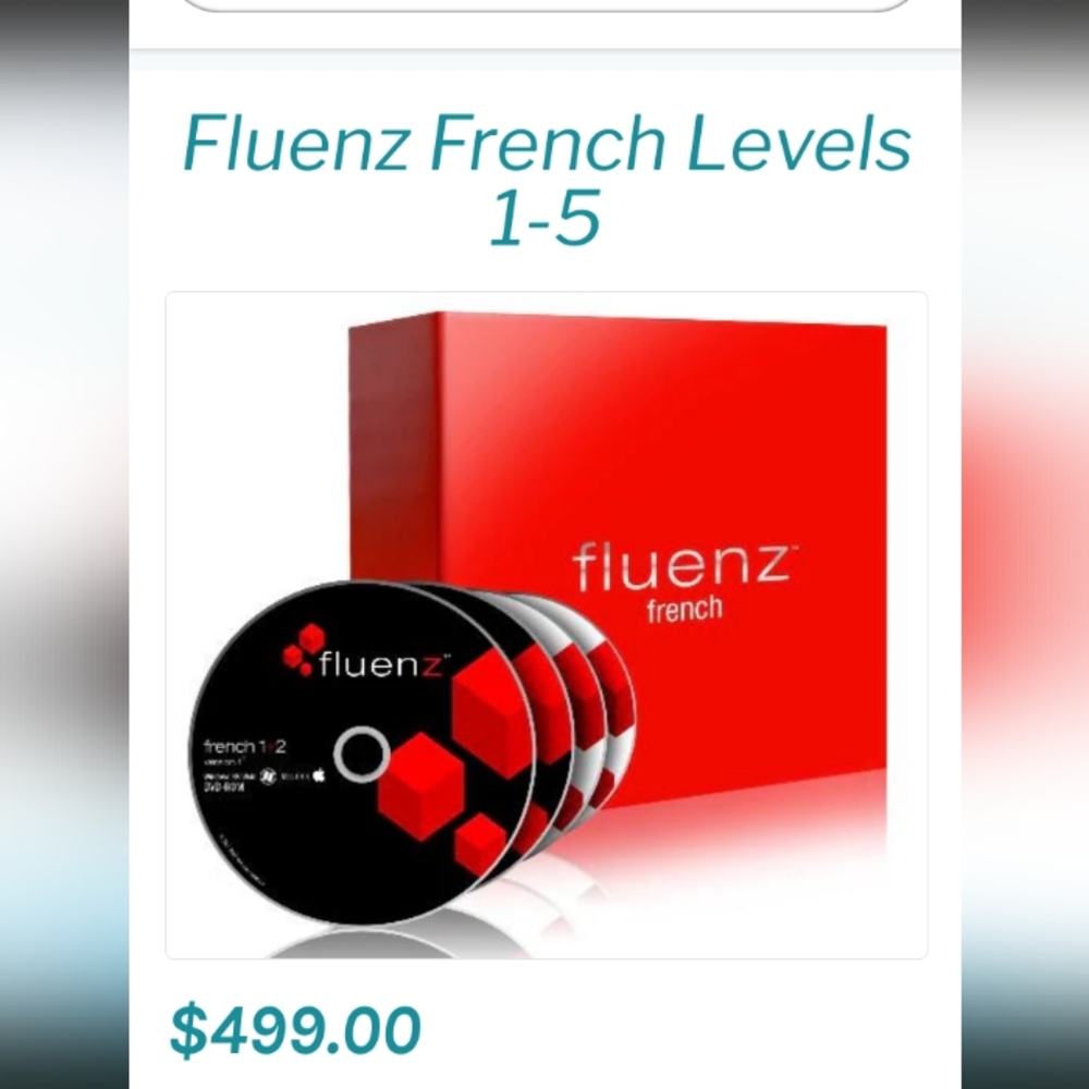 Learn French! Fluenz Levels 1-5 - Picture 3 of 5